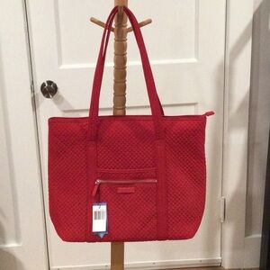 Red Quilted Tote Bag from Vera Bradley